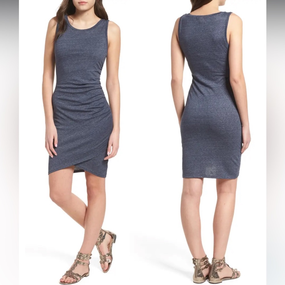 Leith Ruched Bodycon Sleeveless Dress